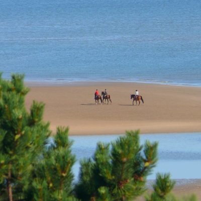 Balade à cheval sur Omaha Beach